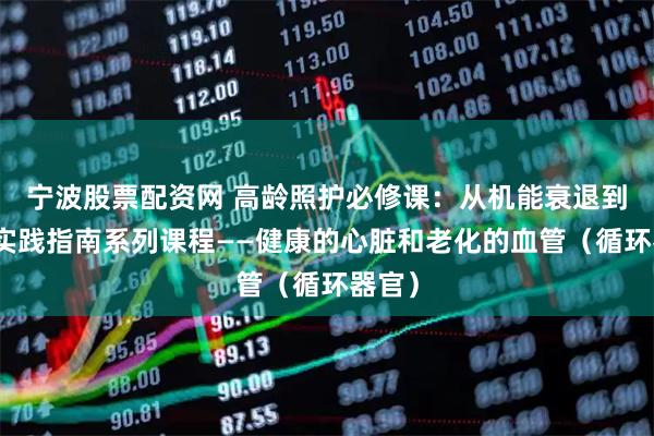 宁波股票配资网 高龄照护必修课:从机能衰退到照护实践指南系列课程——健康的心脏和老化的血管(循环器官)